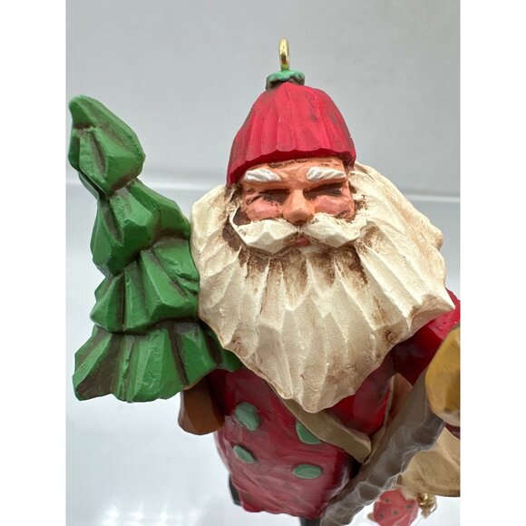 Hallmark Keepsake Membership Kit Ornament Set 3 Santas 1998 Collectors Club - Picture 5 of 16